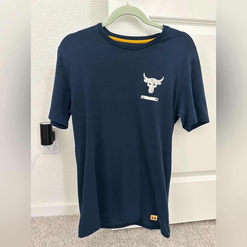 Under Armour Dark Blue Bull Graphic Tee